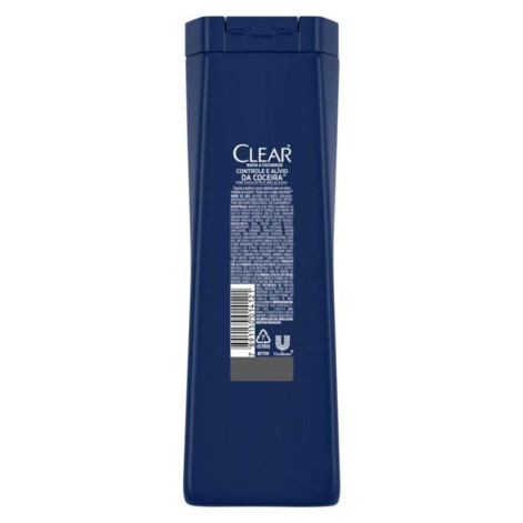 Shampoo Anticaspa Clear Men Controle e Alívio da Coceira 400ml