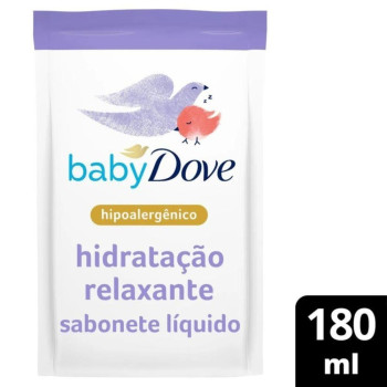 Sabonete Líquido Baby Dove Hora de Dormir Hidratação Relaxante Refil com 180ml