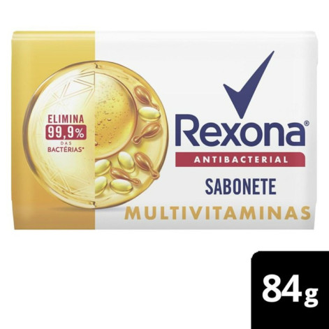 Sabonete em Barra Rexona Antibacterial Multivitaminas 84g