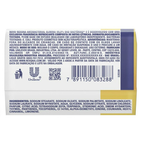 Sabonete em Barra Rexona Antibacterial Multivitaminas 84g