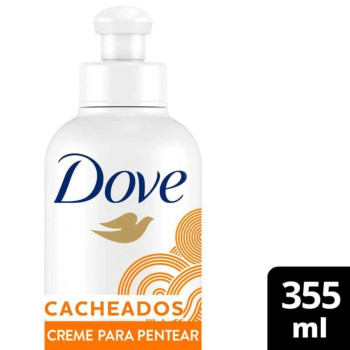 Creme para Pentear Cabelo Cacheado Dove Texturas Reais 355ml