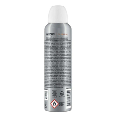 Desodorante Antitranspirante Aerosol Rexona Clinical Refresh Feminino 96h 150ml