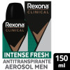 Desodorante Antitranspirante Aerosol Rexona Clinical Intense Fresh Masculino 96h 150ml