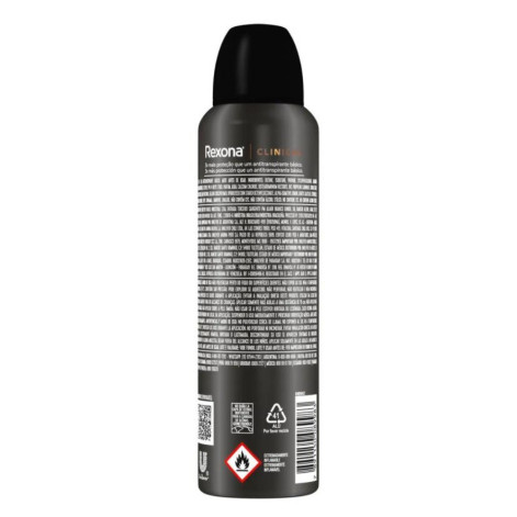 Desodorante Antitranspirante Aerosol Rexona Clinical Intense Fresh Masculino 96h 150ml