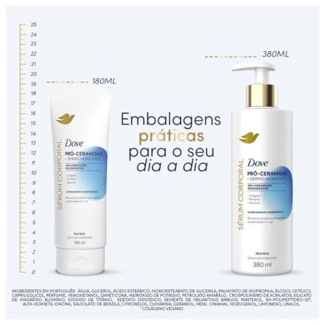 Sérum Hidratante Corporal Dove Pró-Ceramidas + Dermo Hidratante 380ml