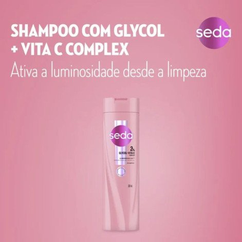 Shampoo Seda Luminous UV Glycol 2% + Vita C 300ml