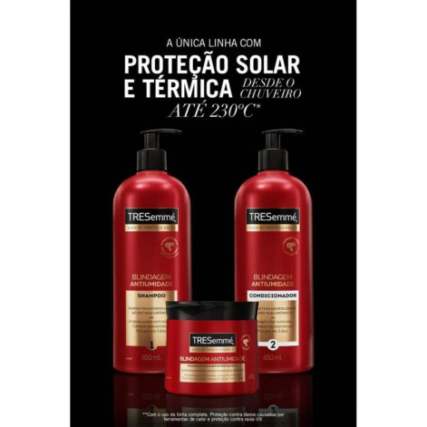 Shampoo TRESemmé Blindagem Antiumidade 650ml