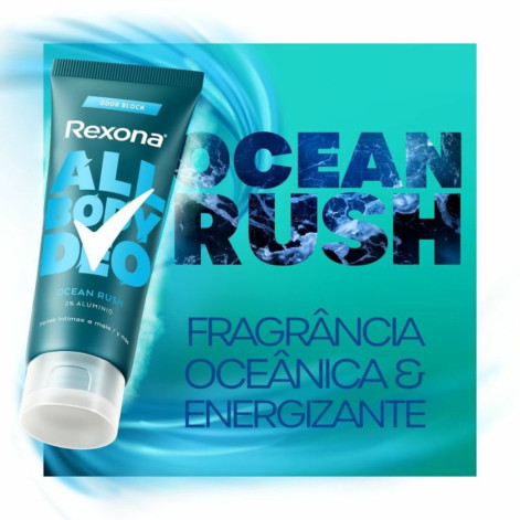 Desodorante Corporal em Creme Rexona All Body Deo Ocean Rush 75g
