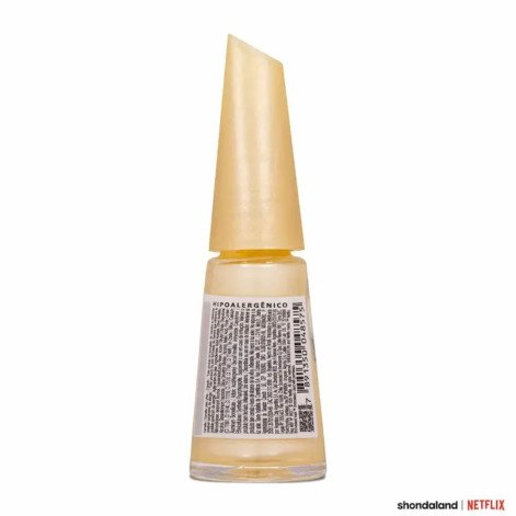 Esmalte Amarelo Risqué Bridgerton Bendito Artista Cintilante 8ml