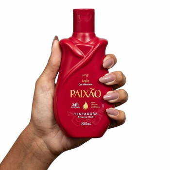 Loção Hidratante Corporal Paixão Tentadora Ameixa Rubi Ação Desodorante 200ml