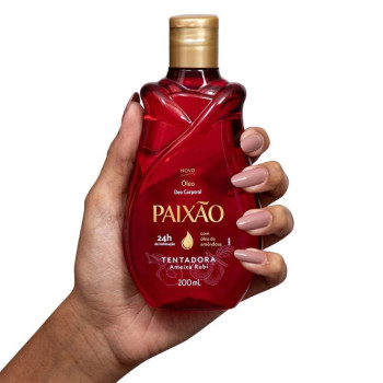 Óleo Corporal Paixão Tentadora Ameixa Rubi 200ml