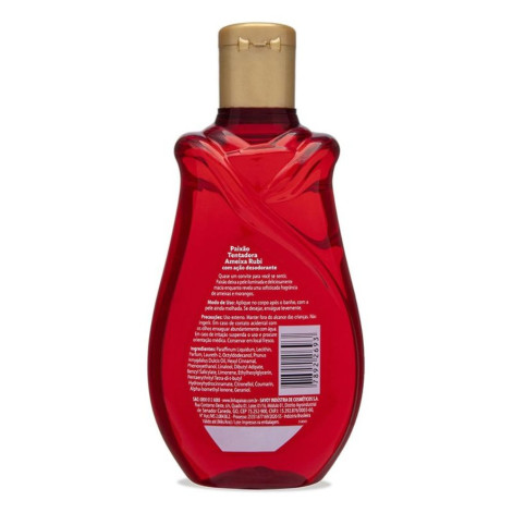 Óleo Corporal Paixão Tentadora Ameixa Rubi 200ml
