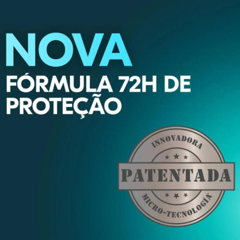 Desodorante Antitranspirante Roll-On Rexona Men Active Dry 72h Sem Álcool 50ml