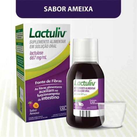 Lactuliv Solução Oral Sabor Ameixa 120ml