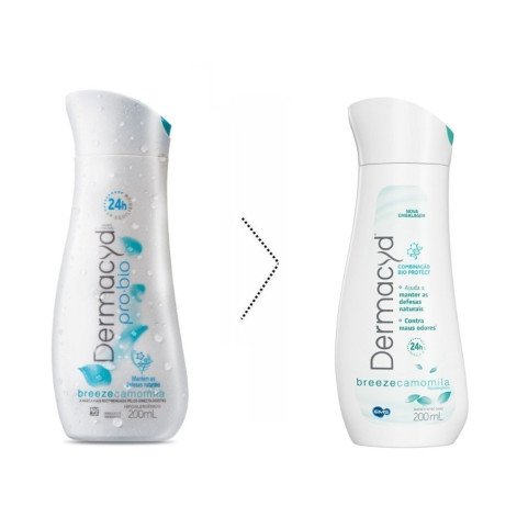  Sabonete Líquido Íntimo Dermacyd Breeze Camomila 200ml