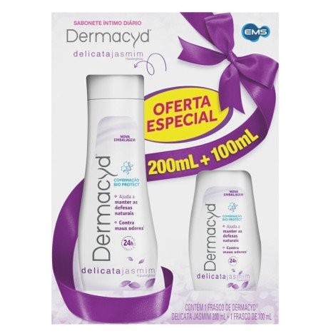 Kit Dermacyd Sabonete Liquido Intimo Delicata 200Ml+100Ml