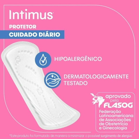 Protetor Diário Intimus Cuidado Diário 15 unidades