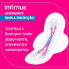 Absorvente Intimus Toda Protegida Cobertura Suave Com Abas com 32 unidades
