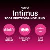 Absorvente Intimus Noturno Toda Protegida Cobertura Suave Com Abas 30 unidades