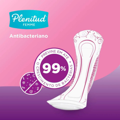 Absorvente Feminino Plenitud Femme Noturno Intenso 8 unidades