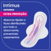 Absorvente Intimus Noturno Toda Protegida Cobertura Suave Com Abas 45 unidades