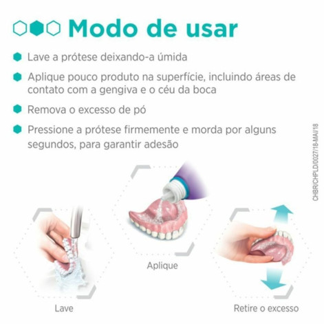 Corega Fixador De Dentadura Ultra Em Pó 50g