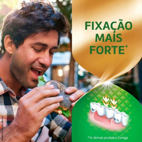 Creme Fixador de Dentadura Ultra Corega Max Fixação + Refrescância Menta 70g