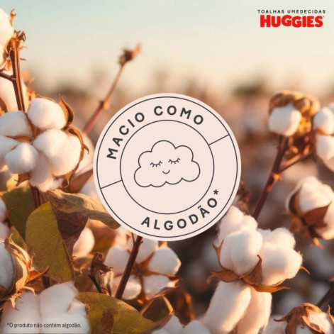 Kit Lenço Umedecido Huggies Disney Baby Hidratação e Nutrição Hipoalergênico Sem Álcool 48 unidades 4 pacotes