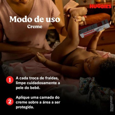 Creme Preventivo de Assaduras Huggies Supreme Care Óleo de Amêndoas 80g