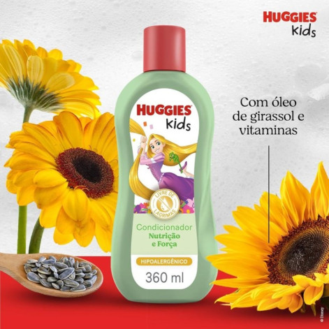 Condicionador Infantil Huggies Kids Nutrição e Força 360ml