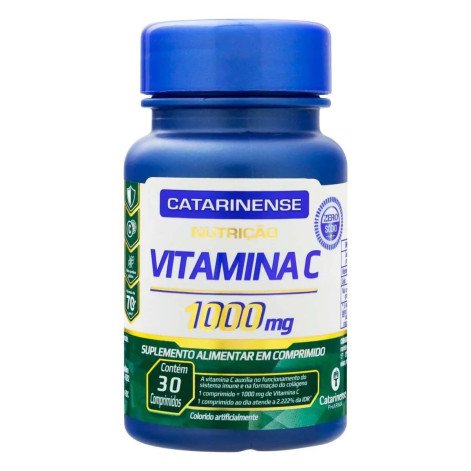 Vitamina C Catarinense Nutrição 1000mg 30 comprimidos