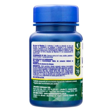 Vitamina C Catarinense Nutrição 1000mg 30 comprimidos