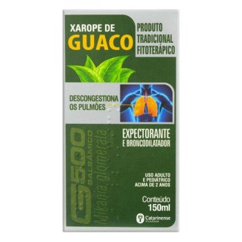 Guaco G500 Balsâmico 0,0117ml/ml Xarope Frasco 150ml