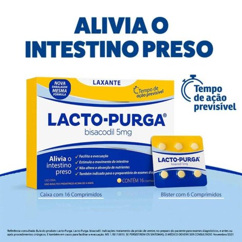 Lacto-Purga 5mg 6 comprimidos