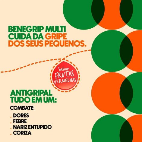 Benegrip Multi Sabor Frutas Vermelhas 240ml