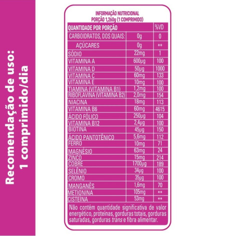 Suplemento Alimentar Addera + Cabelos e Unhas Vitamina D 2.000Ui 90 Comprimidos