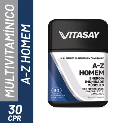 Suplemento Alimentar Vitasay AZ Homem com 30 comprimidos