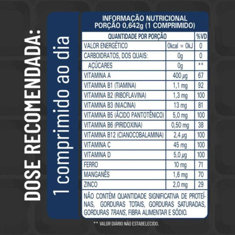 Suplemento Alimentar Vitasay AZ Homem com 30 comprimidos