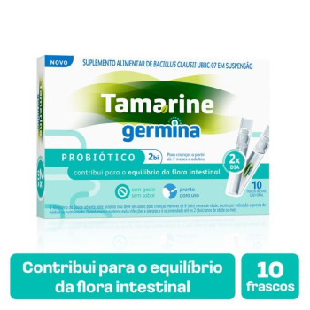 Probiótico Tamarine Germina 2Bi Com 10 Frascos de 5ml cada