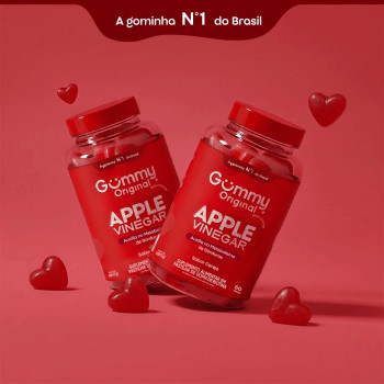 Biotina Gummy Apple Cider Vinegar Cereja 60 gomas