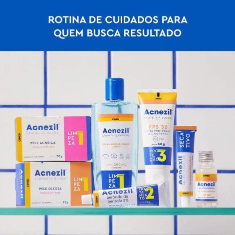 Anti Acne Acnezil Cimed Peróxido Benzoila 5% Gel 20g