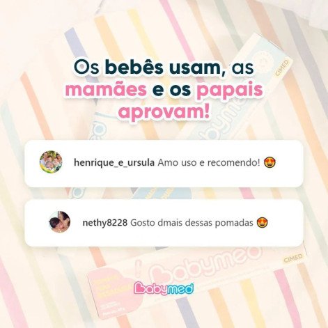 Pomada para Assaduras Babymed Menina 45g