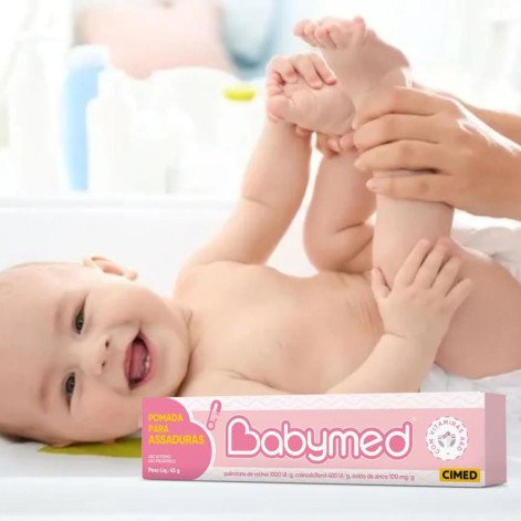 Pomada para Assaduras Babymed Menina 45g
