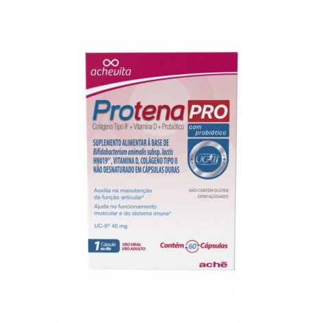 Suplemento Alimentar Protena Pro Colágeno Tipo Ii + Vitamina D + Probiótico 60 Cápsulas