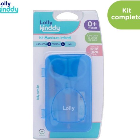 Lolly Kit Manicure Infantil Special Azul