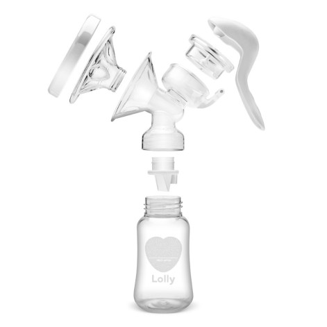 Kit Extrator Manual Leite Materno 150ml Lolly