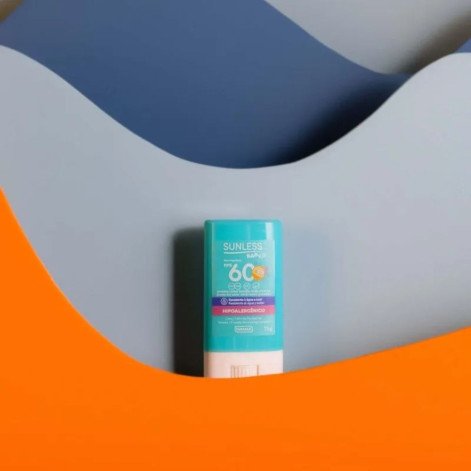 Protetor Solar Bastão Sunless Baby Fps60 Rosto e Corpo 15g