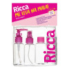 Conjunto de 3 Frasco Kit De Viagem Mandala Color Ricca