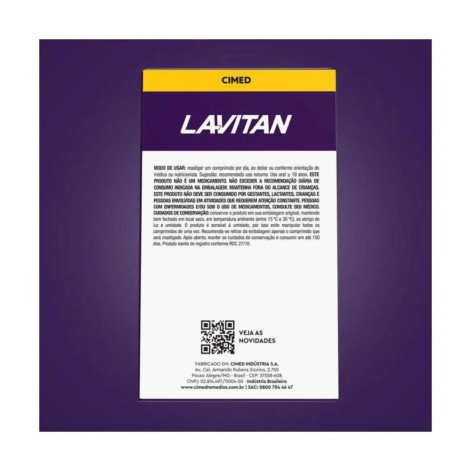 Melatonina Lavitan Morango 150 Comprimidos