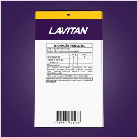 Suplemento Alimentar Lavitan Melatonina Maracujá com 150 Comprimidos
